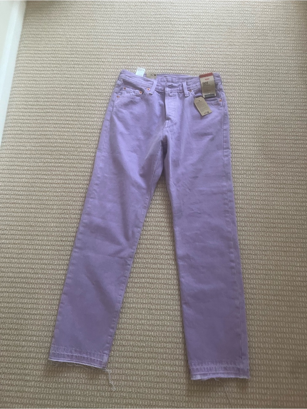 Levi's Lavender Straight Leg Jeans